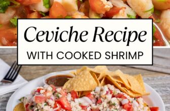 One of the best ceviche recipe (with cooked shrimp!)